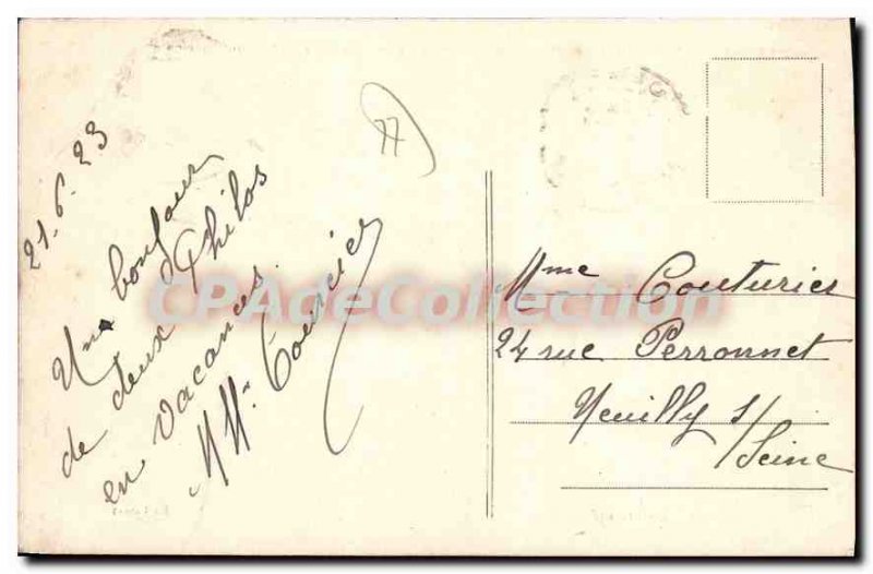 Old Postcard Le Chatelet En Brie Chateau Ste Gems Saveteux