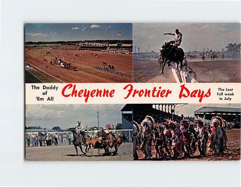 Postcard Cheyenne Frontier Days Cheyenne Wyoming USA North America