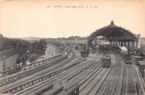 France Dijon Gare Dijon Ville Train Railway Station postcard C323
