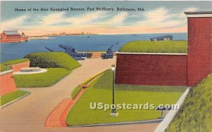 Home of the Star Spangled Banner, Fort McHenry in Baltimore, Maryland