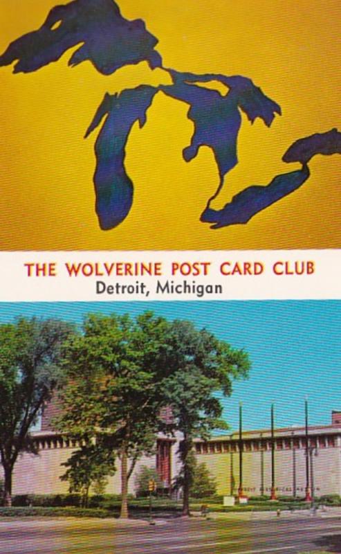 Michigan Detroit The Wolverine Post Card Club