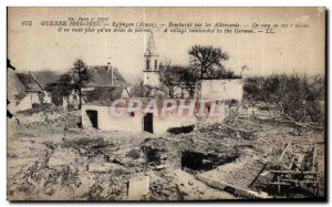 Postcard Old Eglingen Bombard by German