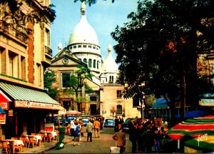 France Paris La Place du Tertre et le Sacre-Coeur