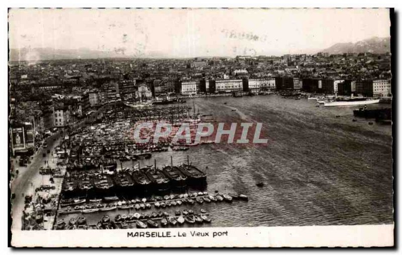 Marseille - The Old Port - Old Postcard