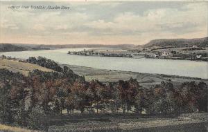 Aerial view of Evandale and St.John river  New Brunswick