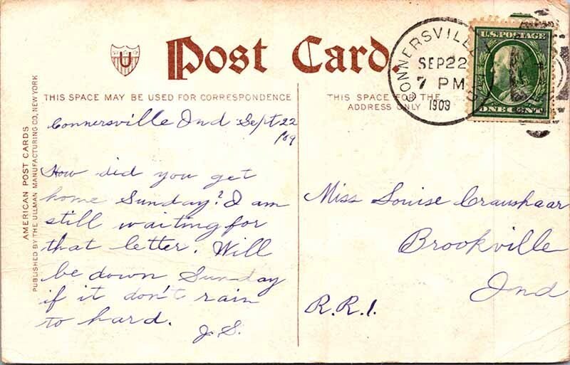 Postcard BUILDING SCENE Cincinnati Ohio OH AN6000