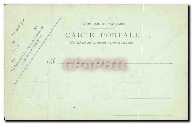 Old Postcard Parc De Saint Cloud The Great Waters