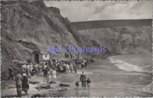 Isle of Wight Postcard - Alum Bay Sand Collecting  DC2138