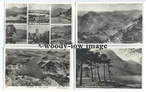 tq0211 - Cumbria - Eight Different Views around Cumbria, c1950/60s - Postcard