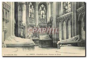 Old postcard Chapelle St Louis Dreux Circumference Choir