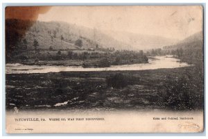 Titusville Pennsylvania PA, Where Oil Was First Discovered Vintage Postcard 
