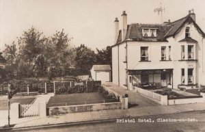 Clacton On Sea Bristol Hotel Vintage Real Photo Postcard