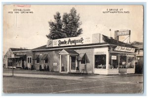 1949 College School Jack August's Bridge St Northampton Massachusetts Postcard