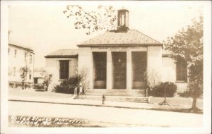 Oakland Maryland MD US Post Office 1920s-30s Real Photo Postcard