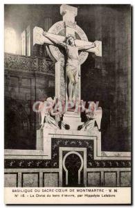 Paris Old Postcard Basilique du Sacre Coeur in Montmartre Christ d & # 39oeuv...