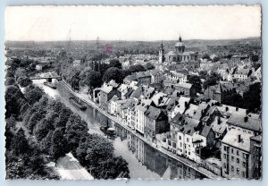 Namur Belgium Postcard La Sambre Seen From the Citadel 1950 Posted Vintage