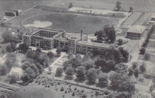 West Virginia Lewisburg Greenbrier Aerial View Of Greenbrier Miliary School A...