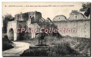 Old Postcard Provins Porte Saint Jean