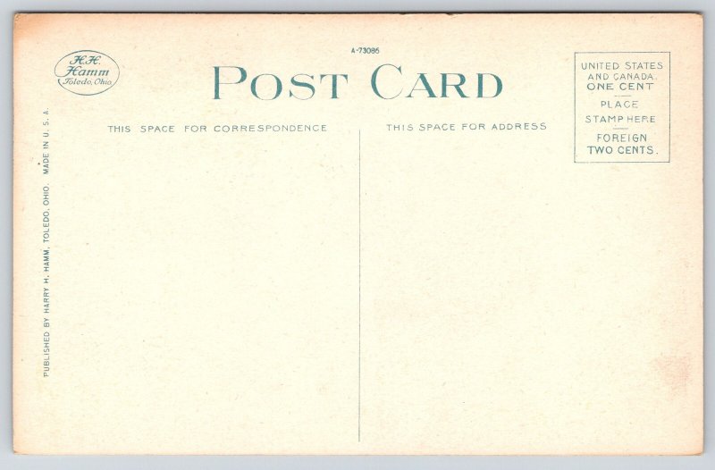 Toledo Ohio~Navarre Park Pavilion~1920s Postcard