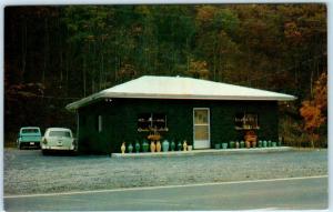 WHITE SULPHUR SPRINGS, West Virginia WV  COAL HOUSE Cannel Coal c1950s Postcard