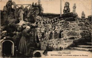 CPA ROTHÉNEUF - L'Ermite sculptant les Rochers (584329)