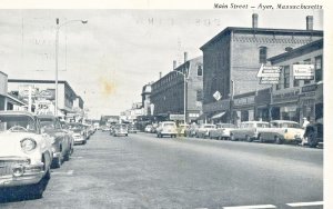 Postcard Early View of Main Street in Auer, MA.   L3