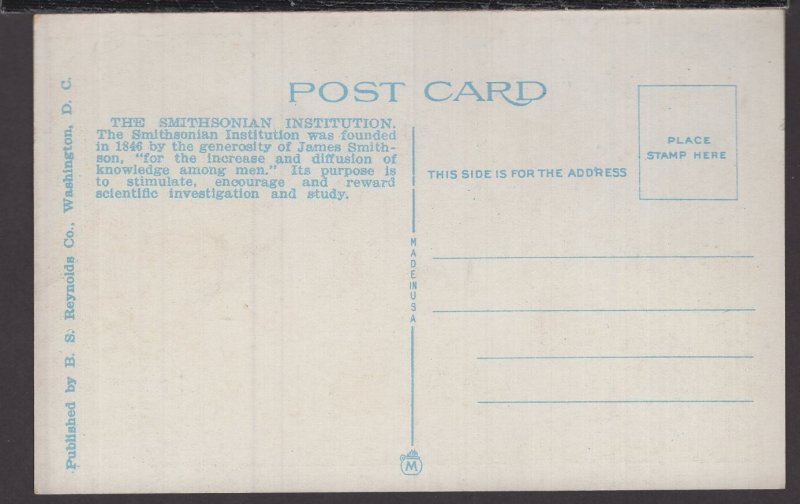 Washington DC - The Smithsonian Institution founded in 1846 ~ WB