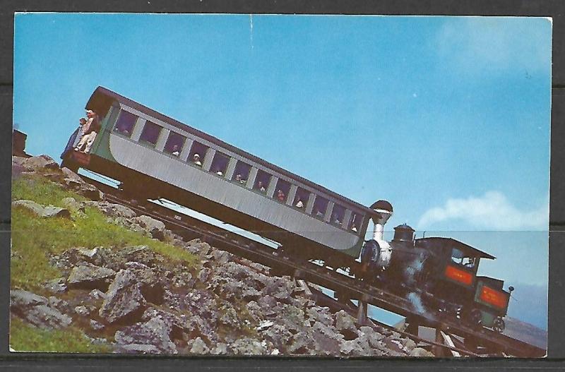 New Hampshire, White Mountains - Famous Cog Railway - Mt Washington - [NH-065]