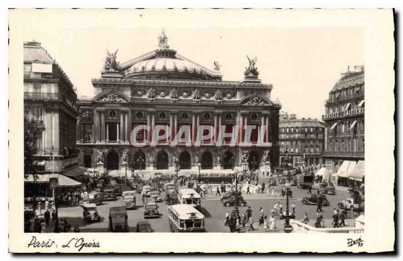 Postcard The Old Paris Opera