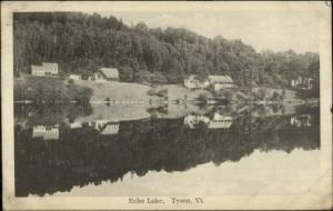 Tyson VT Echo Lake Shore Homes c1920 Postcard