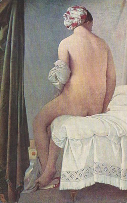 Risque Nude La Baigneuse The Bather by J Ingres