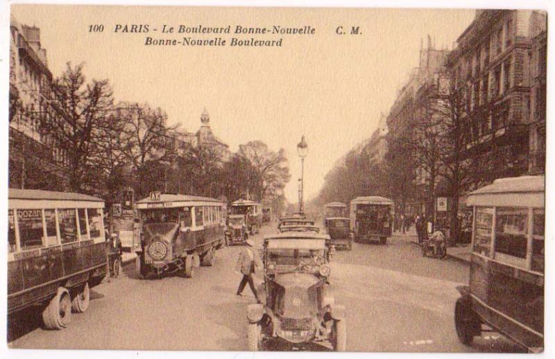 Paris, Le Boulevard Bonne-Nouvelle