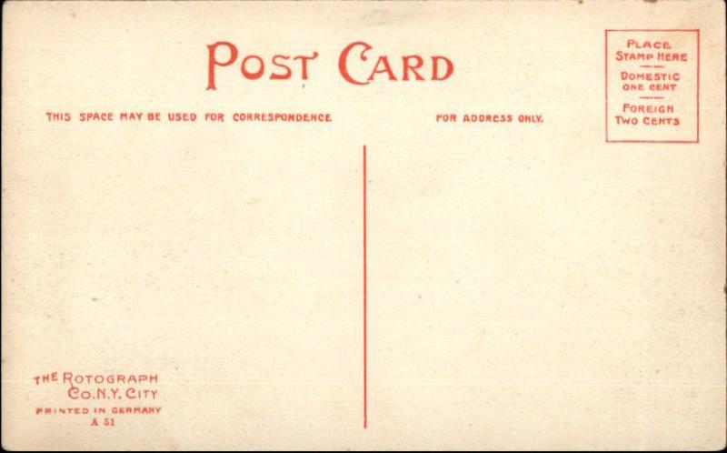 New York City The Bowery c1910 Postcard - Elevated RR