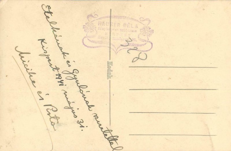 carte postale Wedding couple bride & groom