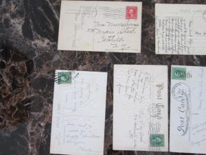 Amazing Lot of 10 Postcard Covers Christmas Santa Claus 1912-1918  3