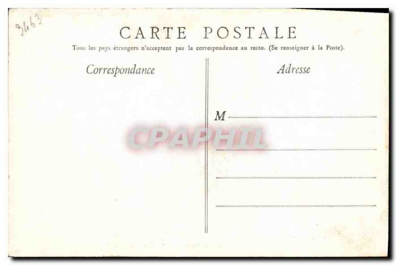 Old Postcard Baume les Messieurs Large Grandes Cascades Tuffs Army