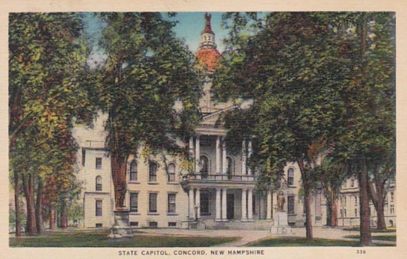 New Hampshire Concord State Capitol Building 1939