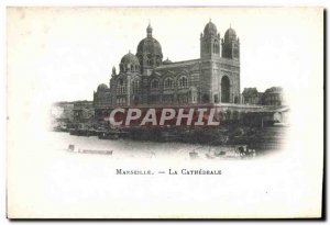 Old Postcard Marseille La Cathedrale