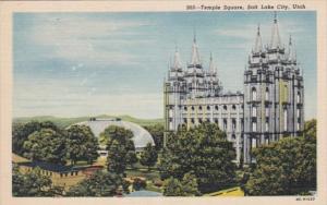 Utah Salt Lake City Mormon Temple Square  Curteich