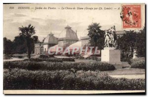 Postcard Rennes Old Botanical Garden Diane Hunt