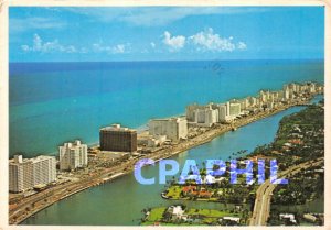 Postcard Modern Ocean front hotels entre Indian Creek and the Atlantic
Ocean,...