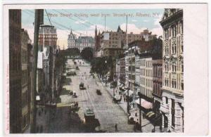 State Street Scene Albany New York 1905c postcard