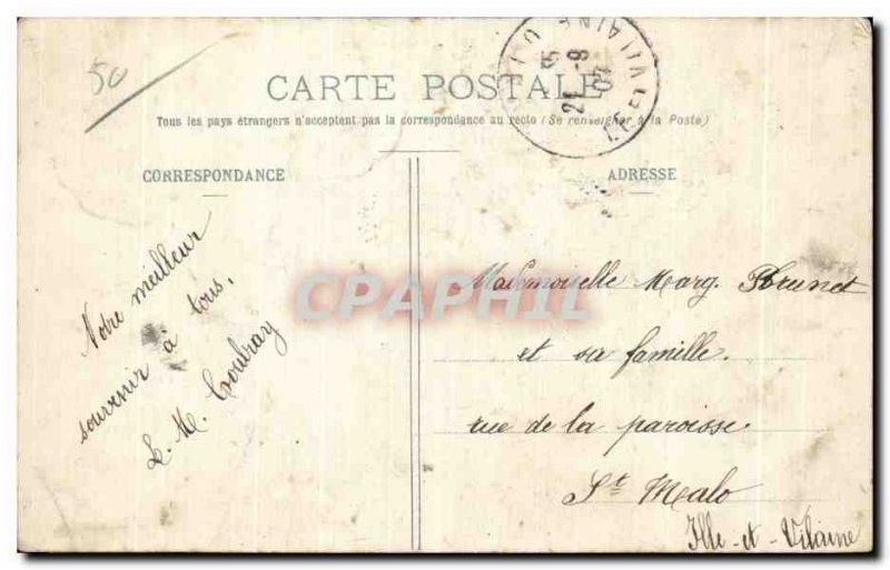 Old Postcard Mortain General view