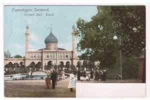 Tivoli Concert Hall Copenhagen Denmark 1905c postcard