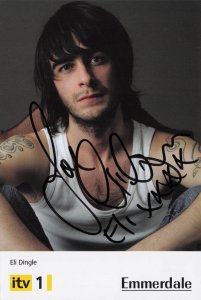 Joseph Gilgun as Eli Dingle Emmerdale RARE Hand Signed Cast Photo