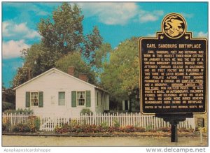 Birthplace Of Carl Sandburg Poet And Lincoln Biogrpher Galesburg Illinois