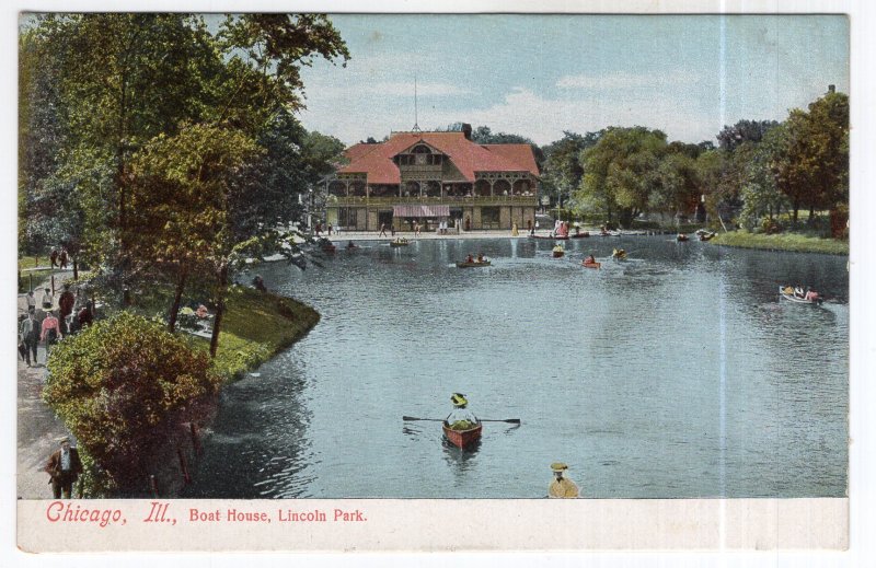 Chicago, Ill, Boat House, Lincoln Park