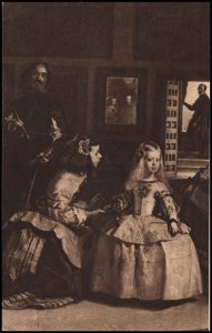 Spain Art Post Card - Painting by Diego Velazquez (5), unused