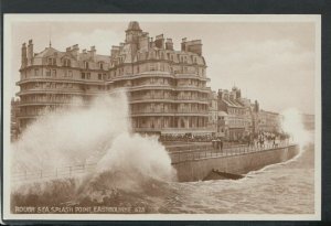 Sussex Postcard - Rough Sea, Splash Point, Eastbourne   RS14871