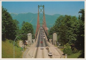 Canada Postcard - Lions Gate Bridge, Vancouver, British Columbia   RR18138